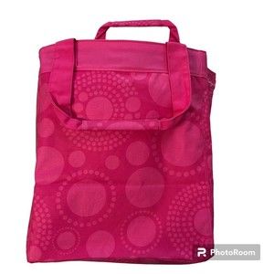 New Essential storage tote Thirty-one Pink Circle Spirals 288D